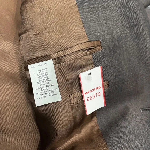 $695 2Pcs Michael Kors Suit Wool Silk Office Men’ Size 40R Business